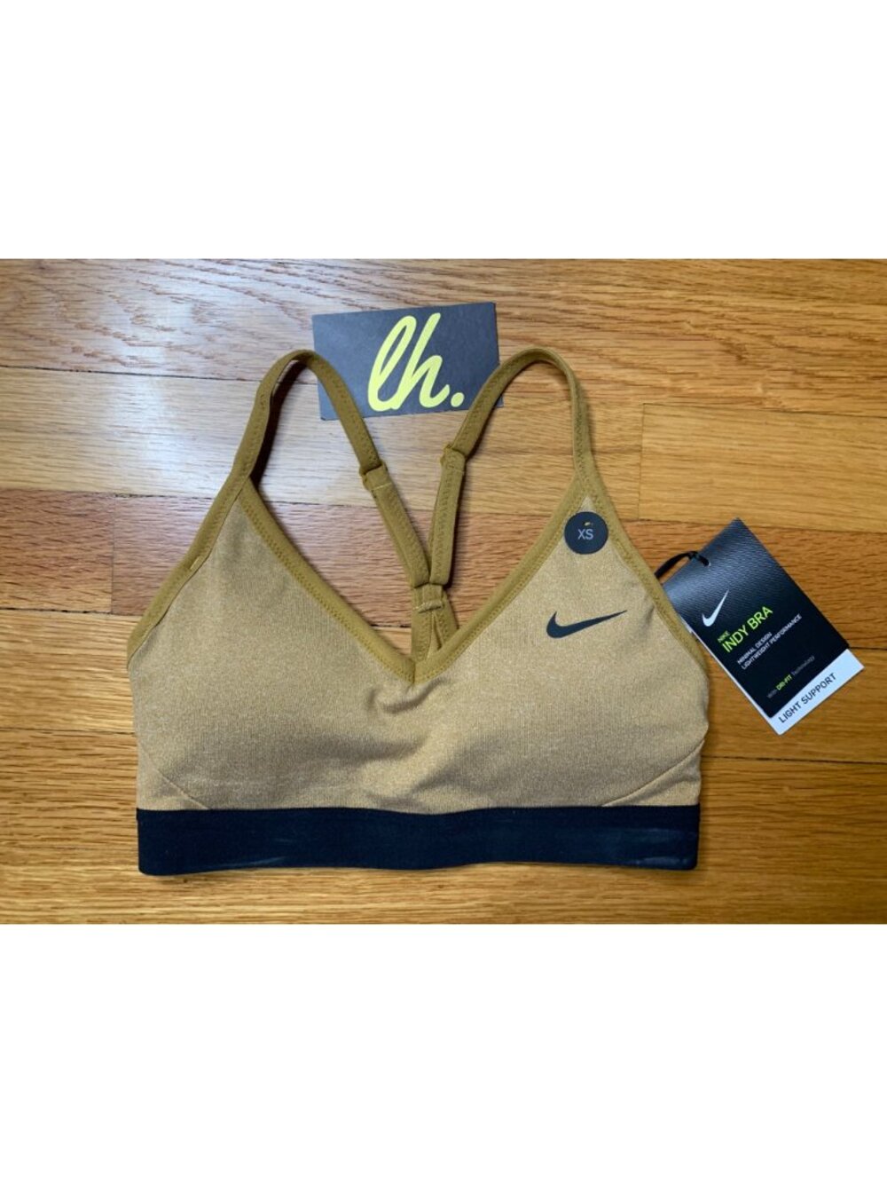 Women’s XS Nike Indy Training Sports Bra “Mustard” 878614-791